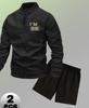 Baseball Tracksuit with Cargo Shorts for Men, Practical & Stylish