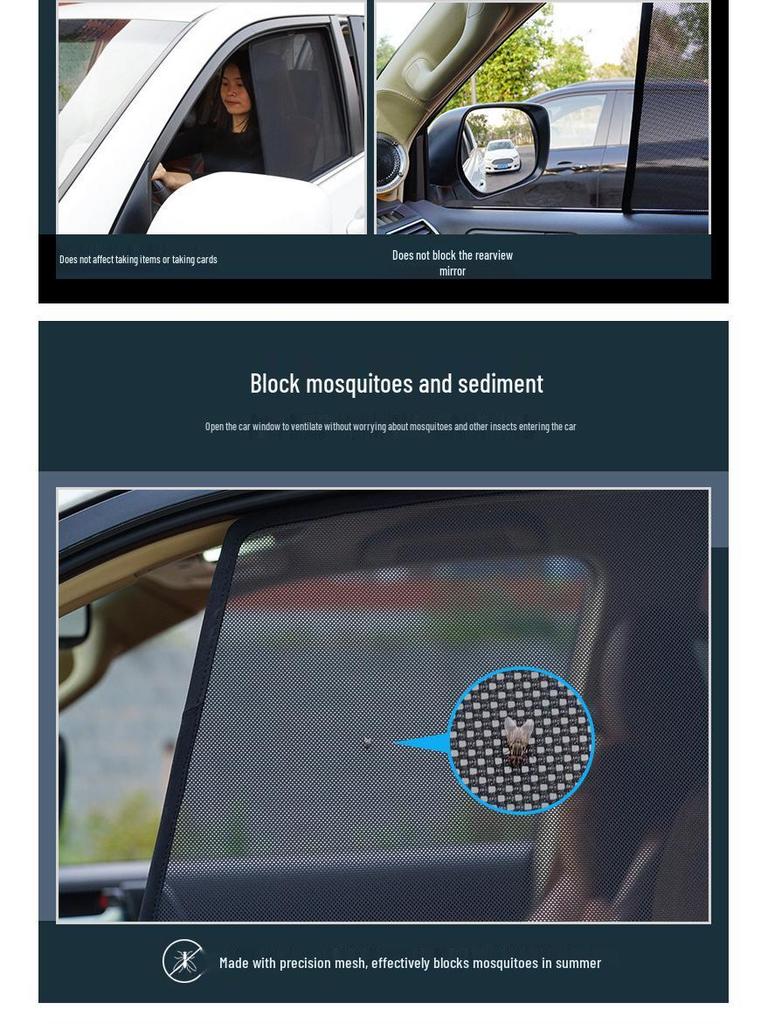 Sunshade & Privacy Magnetic Car Curtain for Zhiji LS9/LS7/LS6/L6