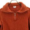 C.P.Company Made In Italy Long Sleeve Half Zip Sweater 2 Orange Knit Men's Used