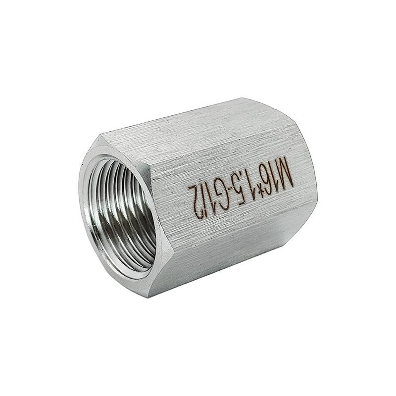

Stainless Steel 304 Threaded Adapter Reducer, M16X1.5 to G1/2 BSP (0601)
