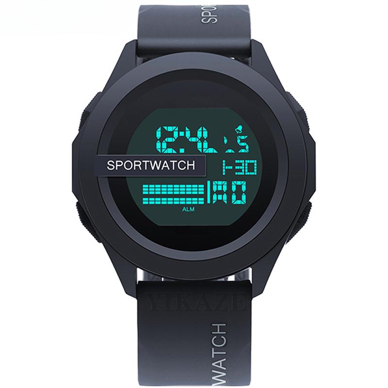 Men's Sports Watch Military Digital Men Watches Multifunction Clock Waterproof Luminous LED Electronic Wristwatch for Kids Boys