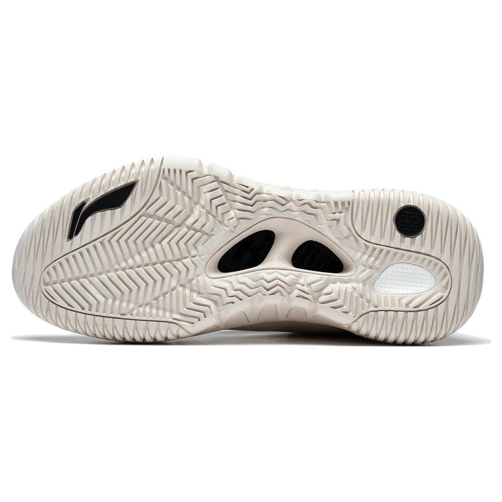 New LINING Badfive 2 Basketball Shoes Men High Top Dusty Khaki ABFS017-5