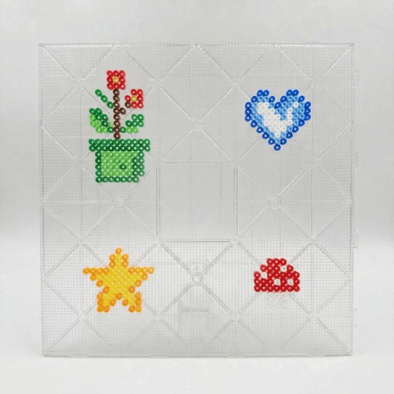 104x104 Pins Fuse Beads Pegboards Heat Resistant DIY Perler Beads Boards Square 2.6mm Beads Fuse Beads Boards Puzzle Making
