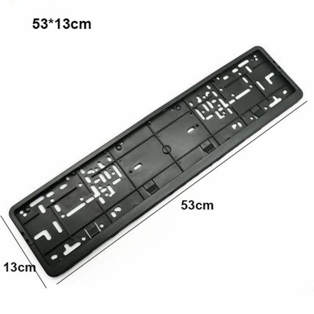 Новый европейский стандартный держатель номерного знака 3 стиля Пластиковый PP Support для номерного знака Черный Защита номерных знаков