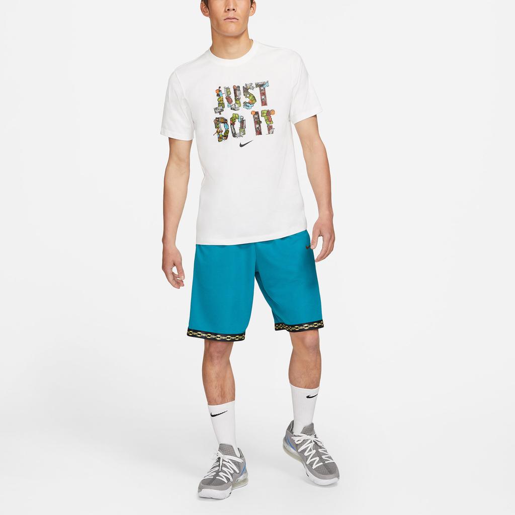 Nike Just Do It Letter Print Sports Short Sleeve T-Shirt Men Tops White DD0802-100