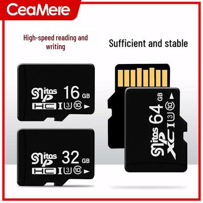 Multi-Capacity Memory Cards: 8G, 16G TF Card, 32G for Mobile, 64G for Surveillance, 128G for Camera, 4G for Dash Cam