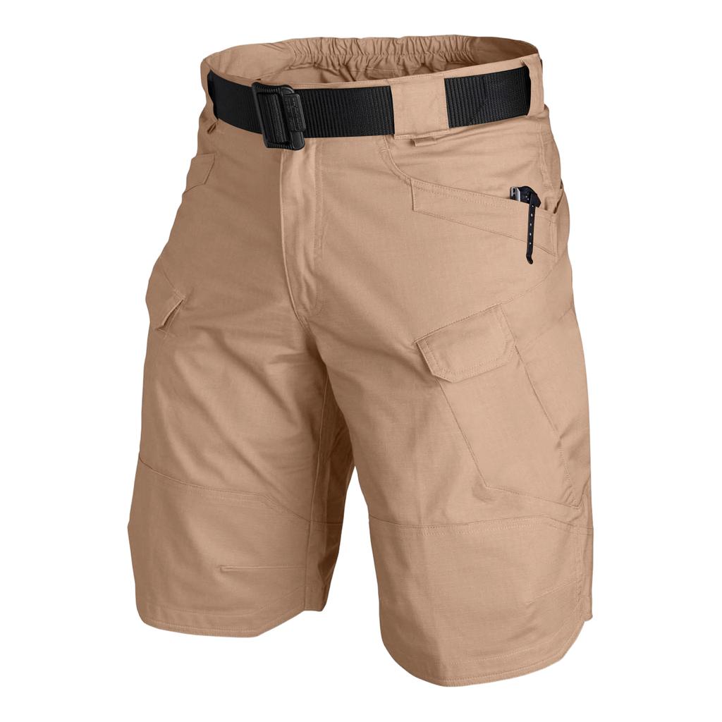 Pantalones Cortos Cargo Ligeros para Hombre para Exteriores con Cintura Ajustable y Múltiples Bolsillos para Senderismo, Viajes, Trabajo