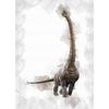 Dinosaur Art Print Velociraptor Poster Raptor T-REX Triceratops Indominus Rex Print Canvas Painting Watercolors Dinosaur Decor