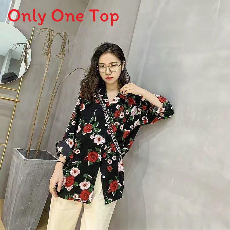 Vintage Spring Port Style Printed Shirt With Polyester Fabric For Casual Girls
