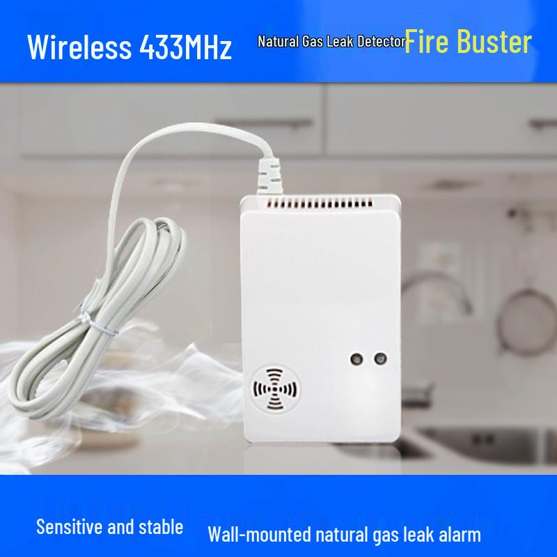 433MHz EV1527 Wireless Gas Leak Detector Beisiger