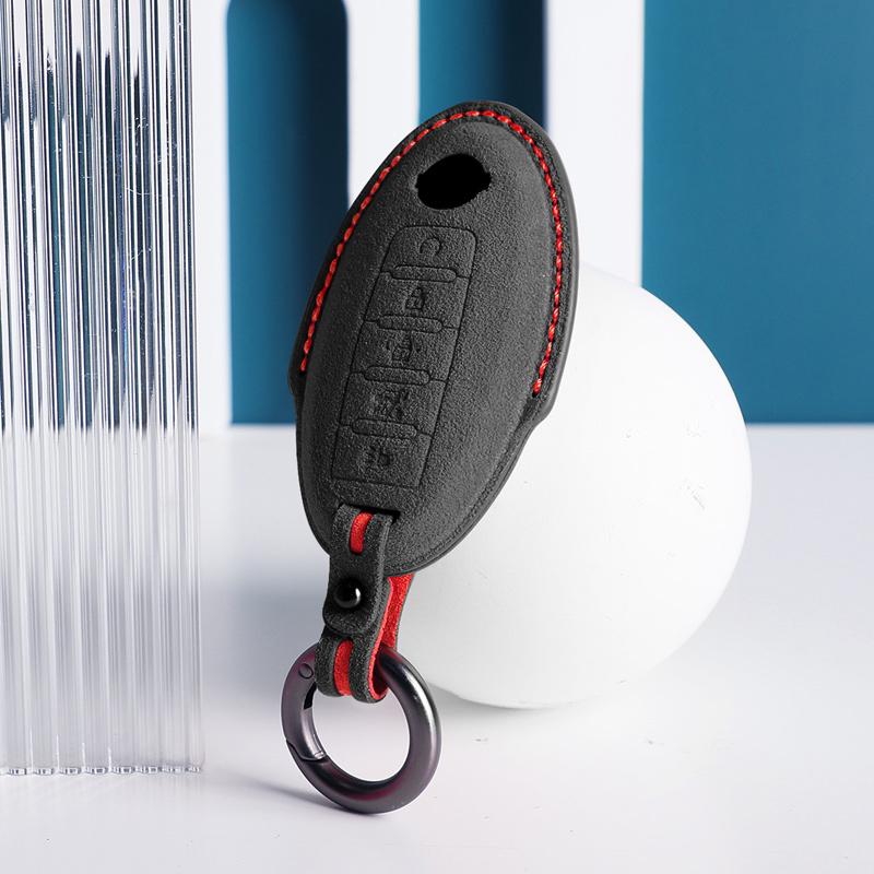5 Button Car Key Case Cover Shell For Nissan Patrol Y62 Altima Maxima Remote Keychain Accessories
