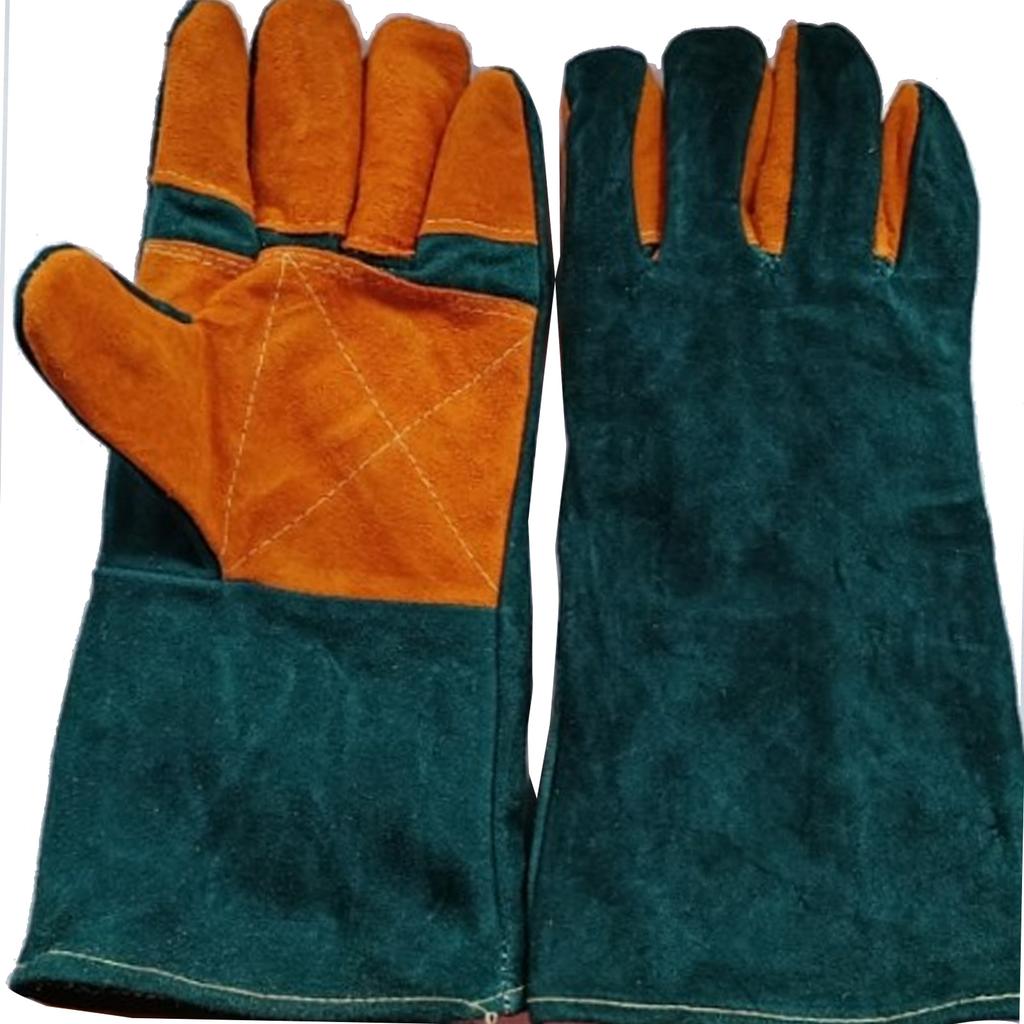 Professional Safety Gloves Bite Proof Long Thick Tight Stitching Soft Animal Handling Gloves for