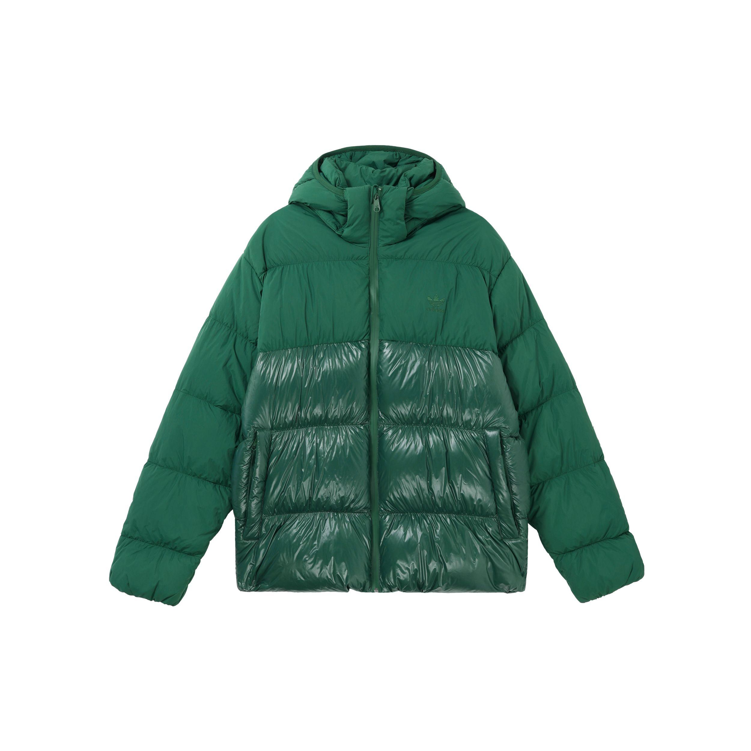 

Adidas Originals Adicolor Classics Пуховик с капюшоном Мужская Верхняя одежда Зеленый IL2566 XL