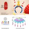 DIY Peking Opera Headband & Hair Accessories Kit for Dragon Boat Festival Team-Building Activity