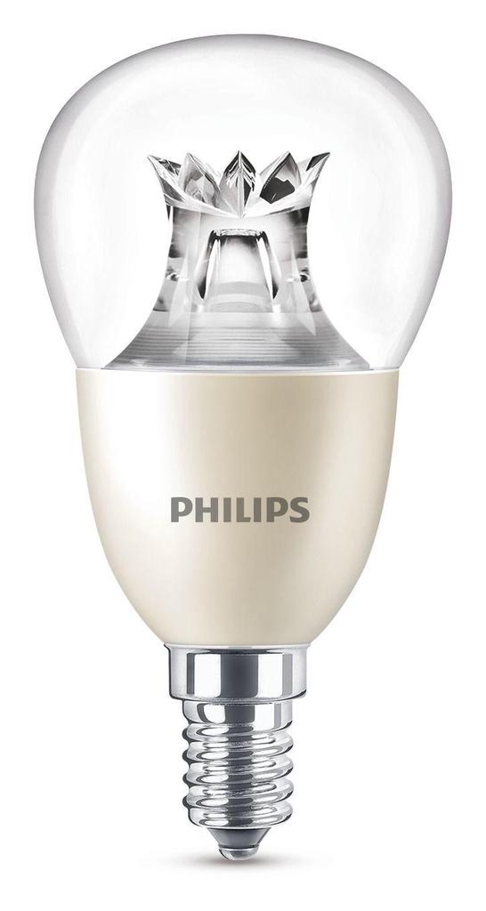 Philips Warmglow Led 8 W (60 W) Dimmable E14 Small Screw Philips E14 Spherical Master Ledluster Dt 4w = 25w 827