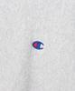 CHAMPION Reverse Weave Blu-Tack C Logo Loose Fit Brushed Sweatshirt Silver Grey
