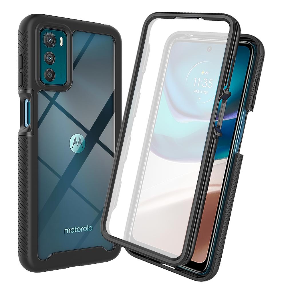 Crystal Cover TPU/PC Sky Case for Motorola Moto G42 4G G32 Funda With PET Screen Protector 360 Degree Full Coverage Shockproof