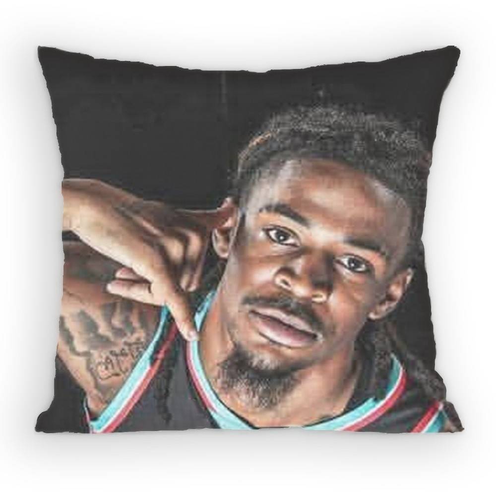 Basketball JJa MMorant  Pillow Case Sofa Living Room Bedroom Headboard Backrest Cushion Square Cushion Nap Time