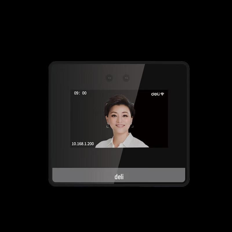 

Deli DL-D6S Smart Facial Recognition Time Clock CN plug (adapter included)