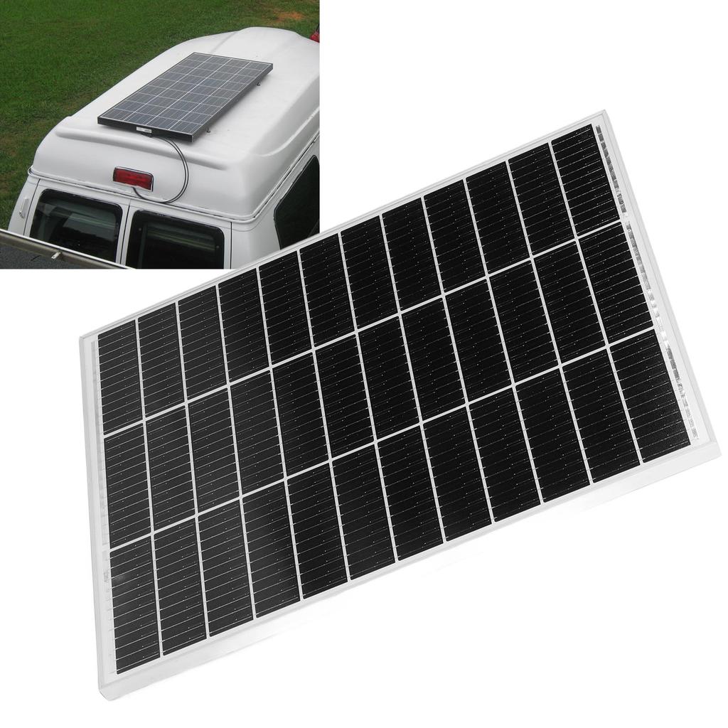 RV Solar Panel 80W 18V Monocrystalline Waterproof High Efficiency Solar Charge Controller Panel for 
