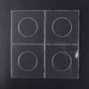 4Pcs High Temperature Resistance Fuse Beads Pegboards Square DIY Material Template  Educational Use