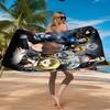 Death Dark Secrets Beach Towel Microfiber Beach Towel, Lightweight and Quick-Dry, for Summer Travel, Swimming Pool Fan Birthday Gift