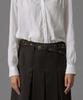 Tudument Eyelet Long Belt Khaki