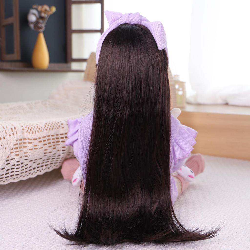 55cm Realistic Reborn Girl Doll Full Silicone Vinyl Realistic Princess Babies Dolls Kids Christmas Halloween Decoration Gifts