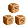 1/2/3/5/6/8Pcs Wooden Quilter Dice with 6 Engraved Quilting Tasks Solid Wood Quilting Embroidery Knitting Projects Baking Drinking Decision Dice Tools