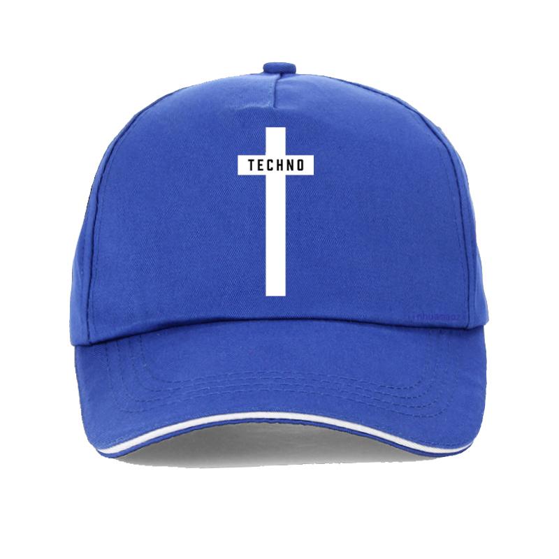 Techno Cross Printed hat Unisexs Womens Unisex Music Festival Black Detroit baseball cap Summer adjustable Snapback hats