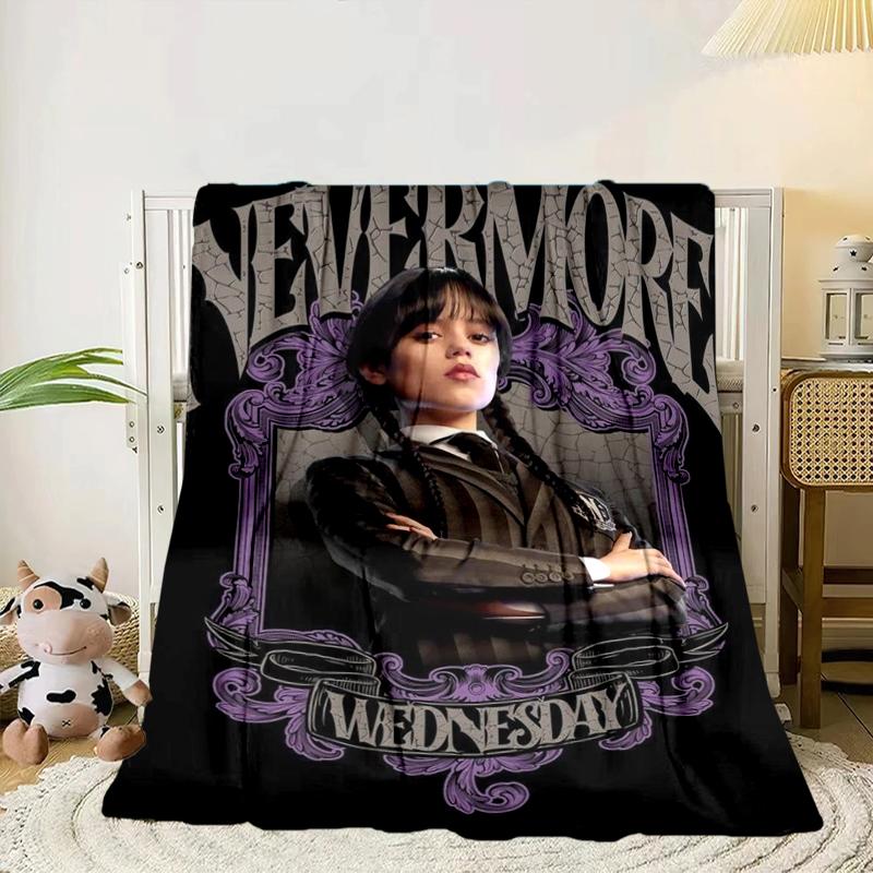 Gothic Adams Blanket Flannel Blanket for bed, sofa, Camping, Hiking, Picnic Essentials, gift for family Fan gifts