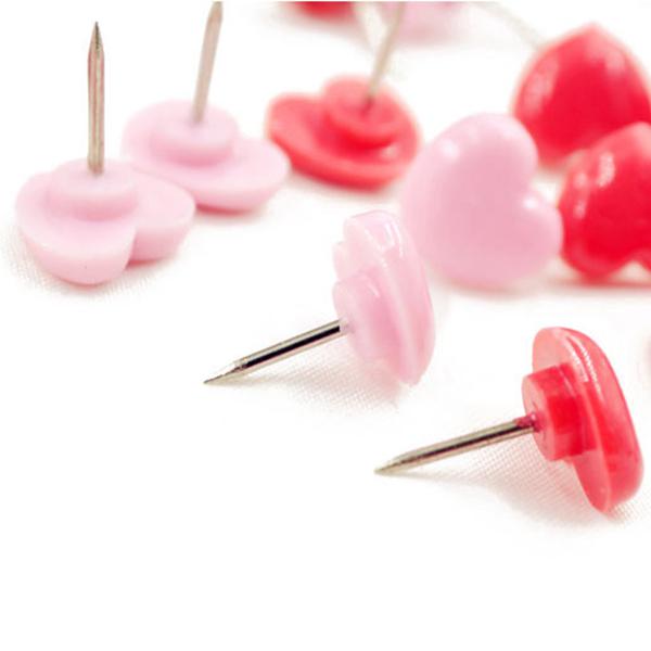 Buy 50pcs Plastic Quality Cork Board Safety Colored Push Pins Thumbtack Office School