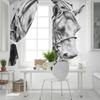 Zwierzę Koń Zasłony Okienne Drapowania Kuchenne Panel Dekoracja Domu Zasłony do Salonu Zasłony do Sypialni