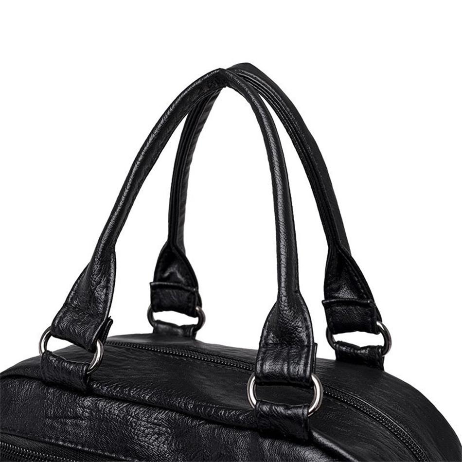 Lässige Damen-Multifunktions-Umhängetasche, modisch, weiches PU-Leder, Designer-Frauen-Rucksäcke für Schule, Teenager, Reiserucksack