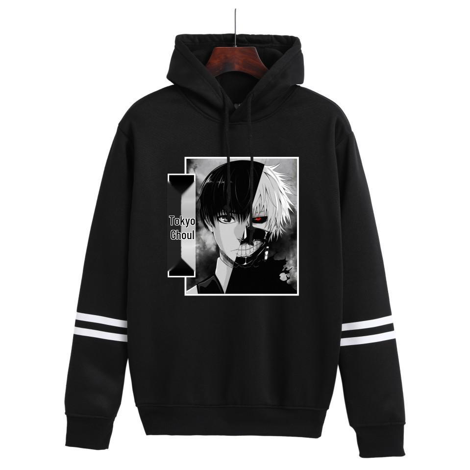 Tokyo Ghoul 2D Anime Print Unisex Long Sleeve Hoodie