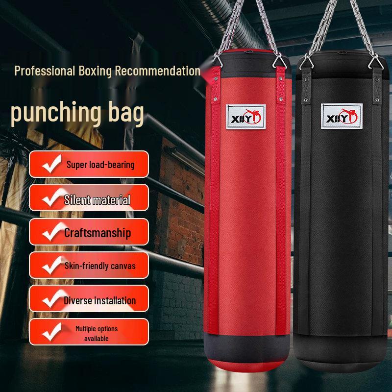 Professional Canvas Punching Bag for All Ages - Home Fitness & Training Sandbag