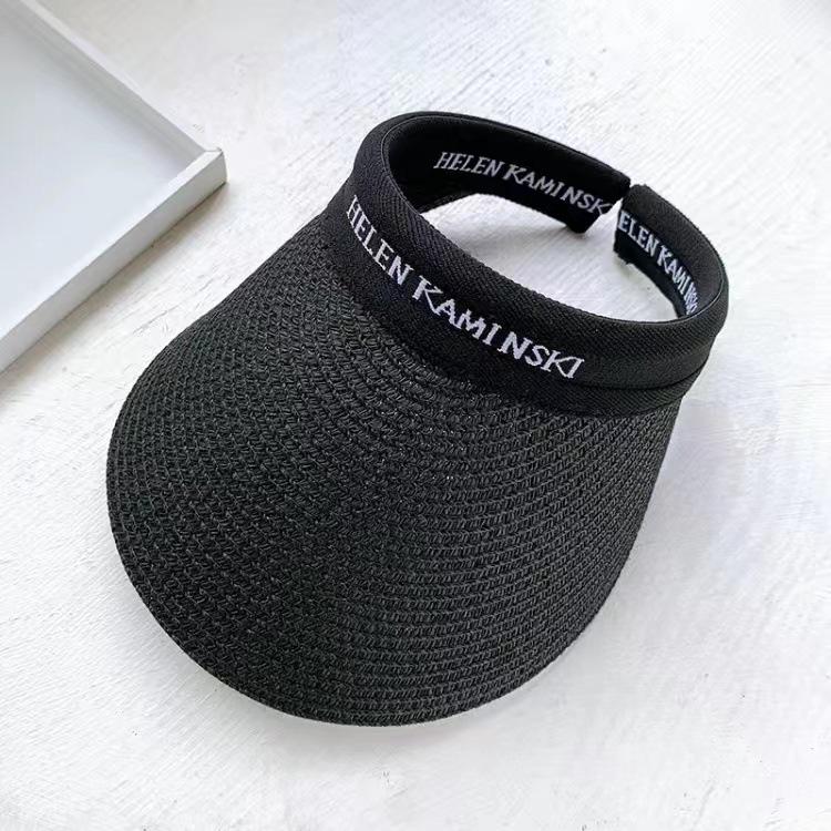 Women's Summer Straw Sun Hat - Duckbill Cap for Travel and Beach