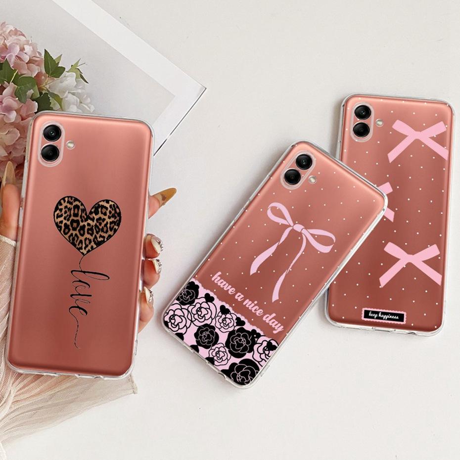 Clear TPU Case For Samsung Galaxy A04 A04e Newest Style Phone Cases For Samsung A04 A04e A042F A045F Soft Silicone Bumpers