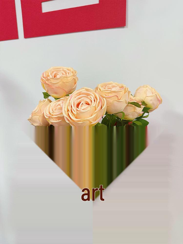 Monet Garden Style Floral Art for Romantic Wedding Decor