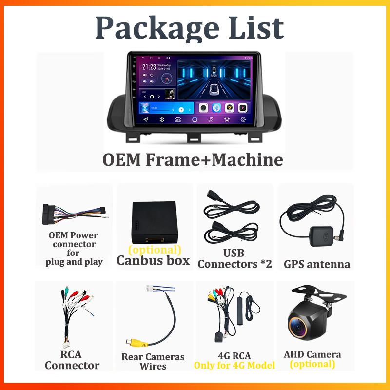 Car Radio Touch Screen Car Stereo 2din For Nissan X-Trail T33 2021 Rogue 3 lll Carplay Android auto DSP Wifi/ 5G Wifi RDS 4G