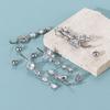 1PC Surgical Steel Navel Ring 14G Cubic Zirconia Flower Belly Bar Piercing Jewelry for Women