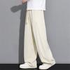 FAIR SPORT Men's Ice Silk Loose Straight-Leg Casual Trousers
