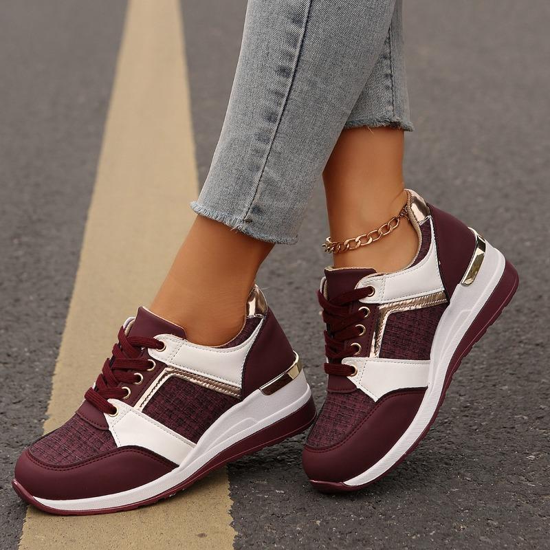 Women's Sport Casual Shoes, Fashionable Wedge Heels, Thick Sole, Casual Sport Women's Single Shoes, Women's Shoes