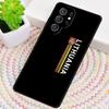 Lithuania Flag Silicone Phone Case For Samsung Galaxy note 10 pro S26 S25 S24 S23 S22 S21 Plus S25Ultra Capa Cover
