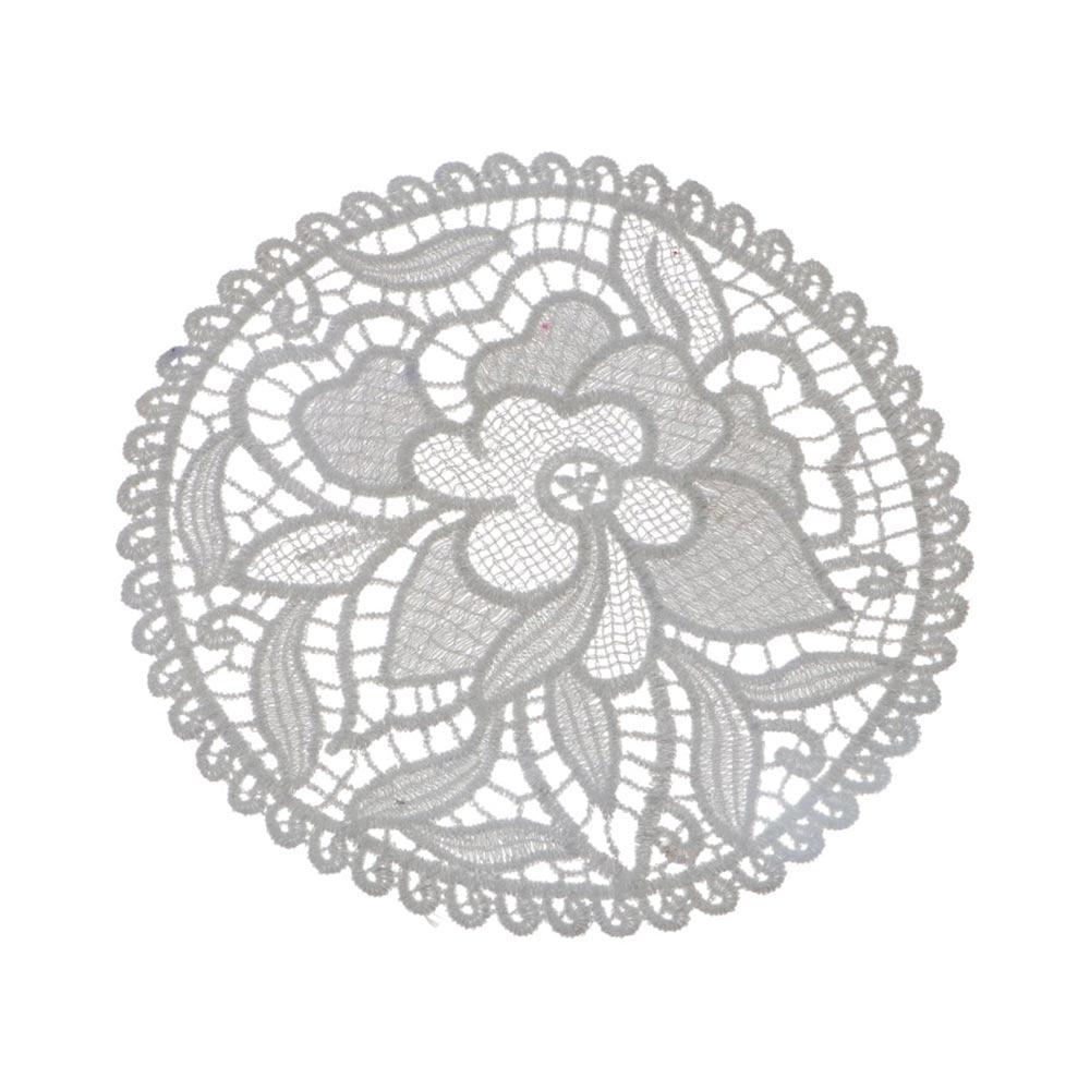Delicate Hollow Cup Mat Table Decoration Embroidery Flower Lace Doily Coaster Placemat Pad