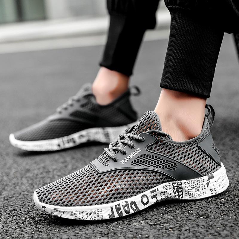 Summer mesh sports shoes new breathable low-top sports and leisure shoes student shoes wading shoes