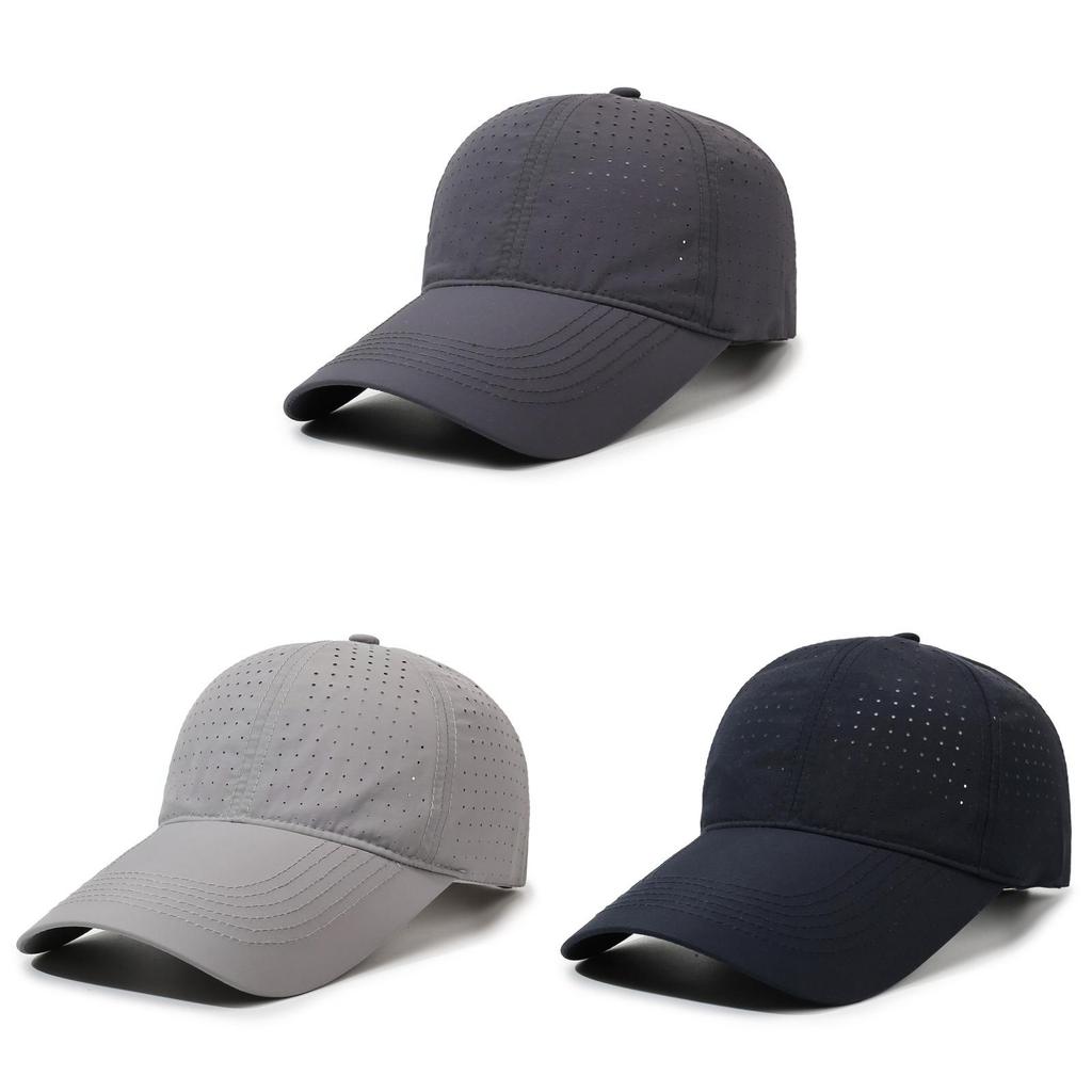 Summer Breathable Adjustable Baseball Cap With Extended Brim For Outdoor Sun Protection