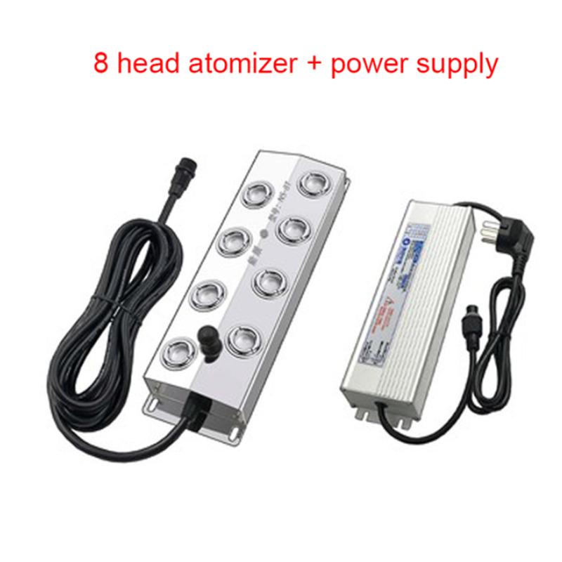 

DC48V 8/10/12 головка ультразвуковой увлажнитель промышленный распылитель ландшафтный сад распылитель тумана генератор тумана с источником питания 220V