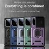 KEYSION Shockproof Armor Case for for IQOO Z10 Turbo Pro 5G Slide Camera Protection Ring Stand Phone Cover for IQOO Z10 Turbo 5G