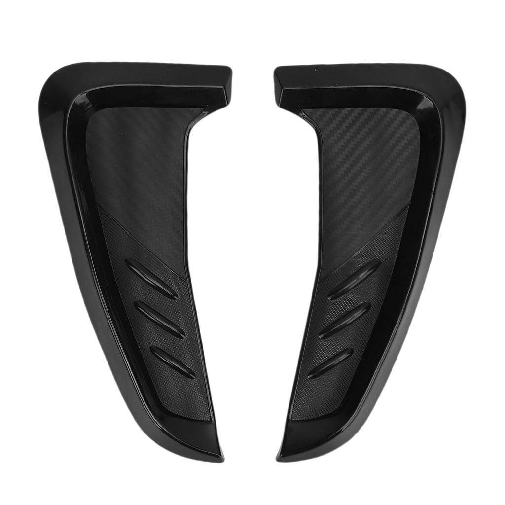 2pcs Car Side Vent Trim Self Adhesive Exterior Side Panel Decor Universal for Car